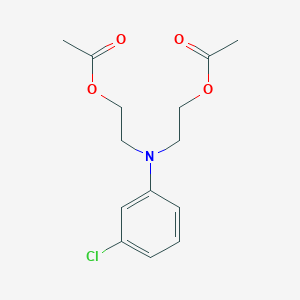 molecular formula C14H18ClNO4 B1582689 N,N-Diacetoxyethyl-3-chloroaniline CAS No. 26692-46-6
