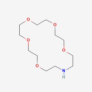 molecular formula C12H25NO5 B1582695 1,4,7,10,13-Pentaoxa-16-azacyclooctadecane CAS No. 33941-15-0