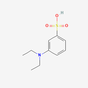 molecular formula C10H15NO3S B1582704 3-(Diethylamino)benzenesulfonic acid CAS No. 97-20-1