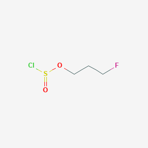 molecular formula C3H6ClFO2S B1582707 1-Chlorosulfinyloxy-3-fluoropropane CAS No. 461-28-9