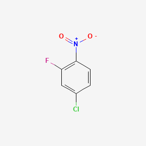 molecular formula C6H3ClFNO2 B1582716 4-Chloro-2-fluoro-1-nitrobenzene CAS No. 700-37-8