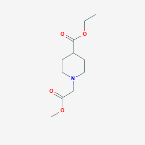 B158272 Ethyl 4-(ethoxycarbonyl)piperidine-1-acetate CAS No. 1838-39-7