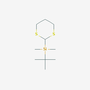 molecular formula C10H22S2Si B1582722 2-(叔丁基二甲基甲硅烷基)-1,3-二噻环己烷 CAS No. 95452-06-5