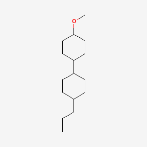 molecular formula C16H30O B1582723 1-Methoxy-4-(4-propylcyclohexyl)cyclohexane CAS No. 97398-80-6