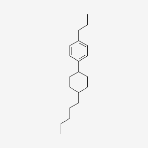 B1582732 1-(trans-4-Pentylcyclohexyl)-4-propylbenzene CAS No. 82991-48-8