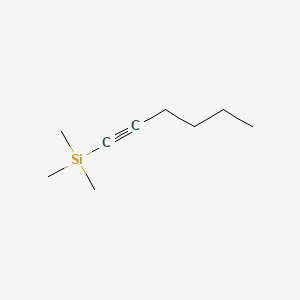molecular formula C9H18Si B1582742 1-Trimethylsilyl-1-hexyne CAS No. 3844-94-8