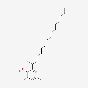 molecular formula C24H42O B1582768 Phenol, 2,4-dimethyl-6-(1-methylpentadecyl)- CAS No. 134701-20-5
