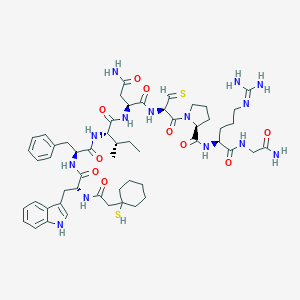 molecular formula C54H76N14O10S2 B158277 Mtpia-oxytocin CAS No. 130155-44-1