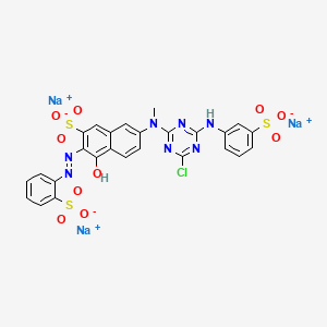 molecular formula C26H17ClN7Na3O10S3 B1582776 Reactive Orange 5 CAS No. 70210-21-8