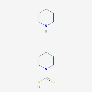 molecular formula C11H22N2S2 B1582786 Piperidinium pentamethylenedithiocarbamate CAS No. 98-77-1