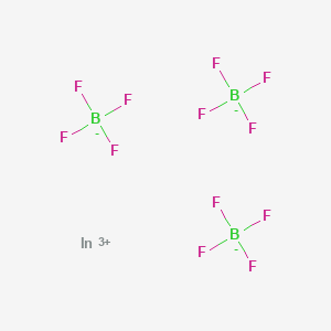 molecular formula B3F12In B1582788 Indium(3+) tetrafluoroborate(1-) CAS No. 27765-48-6