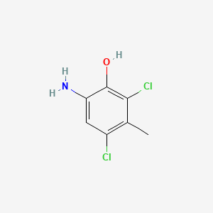 molecular formula C7H7Cl2NO B1582796 6-氨基-2,4-二氯-3-甲基苯酚 CAS No. 40677-44-9