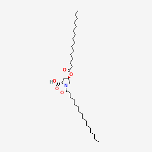 molecular formula C37H69NO5 B1582797 Dipalmitoyl hydroxyproline CAS No. 41672-81-5