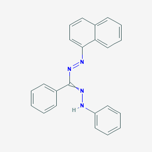 molecular formula C23H18N4 B158280 3,5-Diphenyl-1-(1-naphthyl)formazan CAS No. 1719-72-8