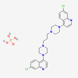 molecular formula C29H35Cl2N6O4P B1582803 Piperaquine phosphate CAS No. 85547-56-4