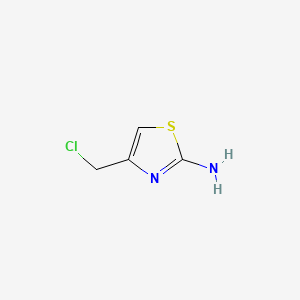 molecular formula C4H5ClN2S B1582806 4-(Chloromethyl)thiazol-2-amine CAS No. 7250-84-2