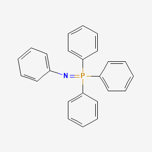 molecular formula C24H20NP B1582812 N-(Triphenylphosphoranylidene)aniline CAS No. 2325-27-1