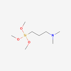 molecular formula C8H21NO3Si B1582816 1-Propanamine, N,N-dimethyl-3-(trimethoxysilyl)- CAS No. 2530-86-1