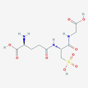 molecular formula C10H17N3O9S B1582820 Glutathionesulfonic acid CAS No. 3773-07-7