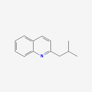 molecular formula C13H15N B1582822 2-Isobutylquinoline CAS No. 93-19-6