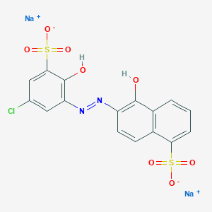 molecular formula C16H9ClN2Na2O8S2 B1582828 C.I. Mordant blue 9, disodium salt CAS No. 3624-68-8