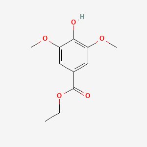 molecular formula C11H14O5 B1582832 Ethyl 4-hydroxy-3,5-dimethoxybenzoate CAS No. 3943-80-4