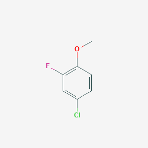 molecular formula C7H6ClFO B1582839 4-氯-2-氟苯甲醚 CAS No. 452-09-5