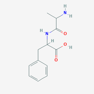 molecular formula C12H16N2O3 B158284 dl-丙氨酰-dl-苯丙氨酸 CAS No. 1999-45-7