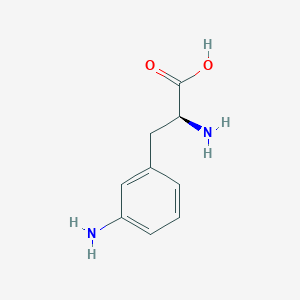 molecular formula C9H12N2O2 B1582840 (S)-2-Amino-3-(3-aminophenyl)propanoic acid CAS No. 57213-16-8