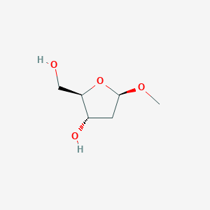 molecular formula C6H12O4 B1582849 Methyl-2-deoxy-beta-D-ribofuranoside CAS No. 51255-18-6
