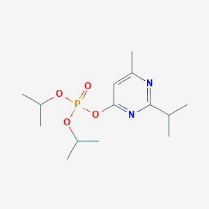 Phosphoric acid, diisopropyl 2-isopropyl-6-methyl-4-pyrimidinyl ester