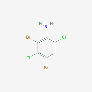 molecular formula C6H3Br2Cl2N B1582856 2,4-二溴-3,6-二氯苯胺 CAS No. 27761-65-5