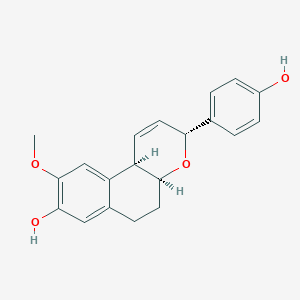molecular formula C20H20O4 B158286 Musellarin A 