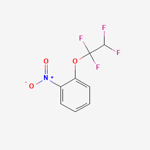 molecular formula C8H5F4NO3 B1582865 2-(1,1,2,2-Tetrafluoroethoxy)nitrobenzene CAS No. 28202-31-5