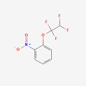molecular formula C8H5F4NO3 B1582865 alpha,alpha,beta,beta-Tetrafluoro-o-nitrophenetole CAS No. 28202-31-5