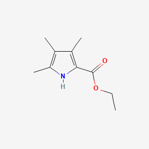 molecular formula C10H15NO2 B1582871 3,4,5-三甲基-1H-吡咯-2-羧酸乙酯 CAS No. 2199-46-4