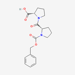 molecular formula C18H22N2O5 B1582875 Z-脯-脯-OH CAS No. 7360-23-8