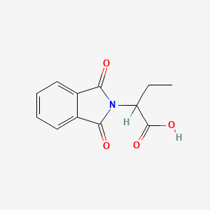 molecular formula C12H11NO4 B1582876 2-(1,3-dioxo-1,3-dihydro-2H-isoindol-2-yl)butanoic acid CAS No. 35340-62-6