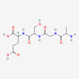molecular formula C13H22N4O8 B1582881 Ala-gly-ser-glu CAS No. 61756-28-3