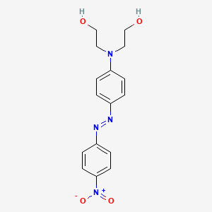 molecular formula C16H18N4O4 B1582883 C.I. Disperse Red 19 CAS No. 2734-52-3