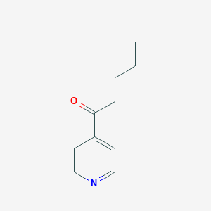 molecular formula C10H13NO B158289 1-(Pyridin-4-yl)pentan-1-one CAS No. 1701-73-1