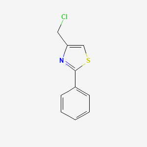molecular formula C10H8ClNS B1582895 4-(Chloromethyl)-2-phenyl-1,3-thiazole CAS No. 4771-31-7