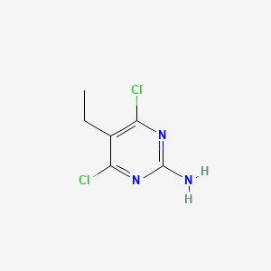 molecular formula C6H7Cl2N3 B1582910 4,6-Dichloro-5-ethylpyrimidin-2-amine CAS No. 6343-68-6