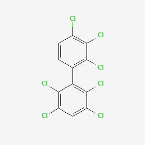 molecular formula C12H3Cl7 B1582918 2,2',3,3',4,5',6'-Heptachlorobiphenyl CAS No. 52663-70-4
