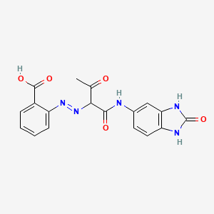 molecular formula C18H15N5O5 B1582919 C.I. Pigment yellow 151 CAS No. 31837-42-0