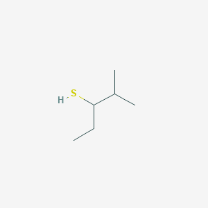 molecular formula C6H14S B158292 2-methylpentane-3-thiol CAS No. 1639-04-9