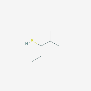 molecular formula C6H14S B158292 3-Pentanethiol, 2-methyl- CAS No. 1639-04-9