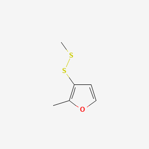 molecular formula C6H8OS2 B1582921 Methyl 2-methyl-3-furyl disulfide CAS No. 65505-17-1