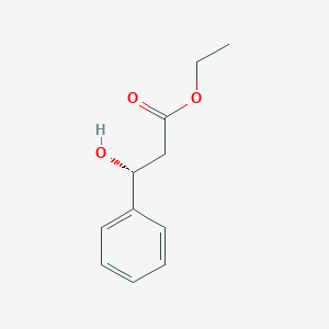 molecular formula C11H14O3 B1582925 (+)-Ethyl (R)-3-hydroxy-3-phenylpropionate CAS No. 72656-47-4
