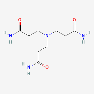 molecular formula C9H18N4O3 B1582930 丙酰胺，3,3',3''-氮代三- CAS No. 2664-61-1